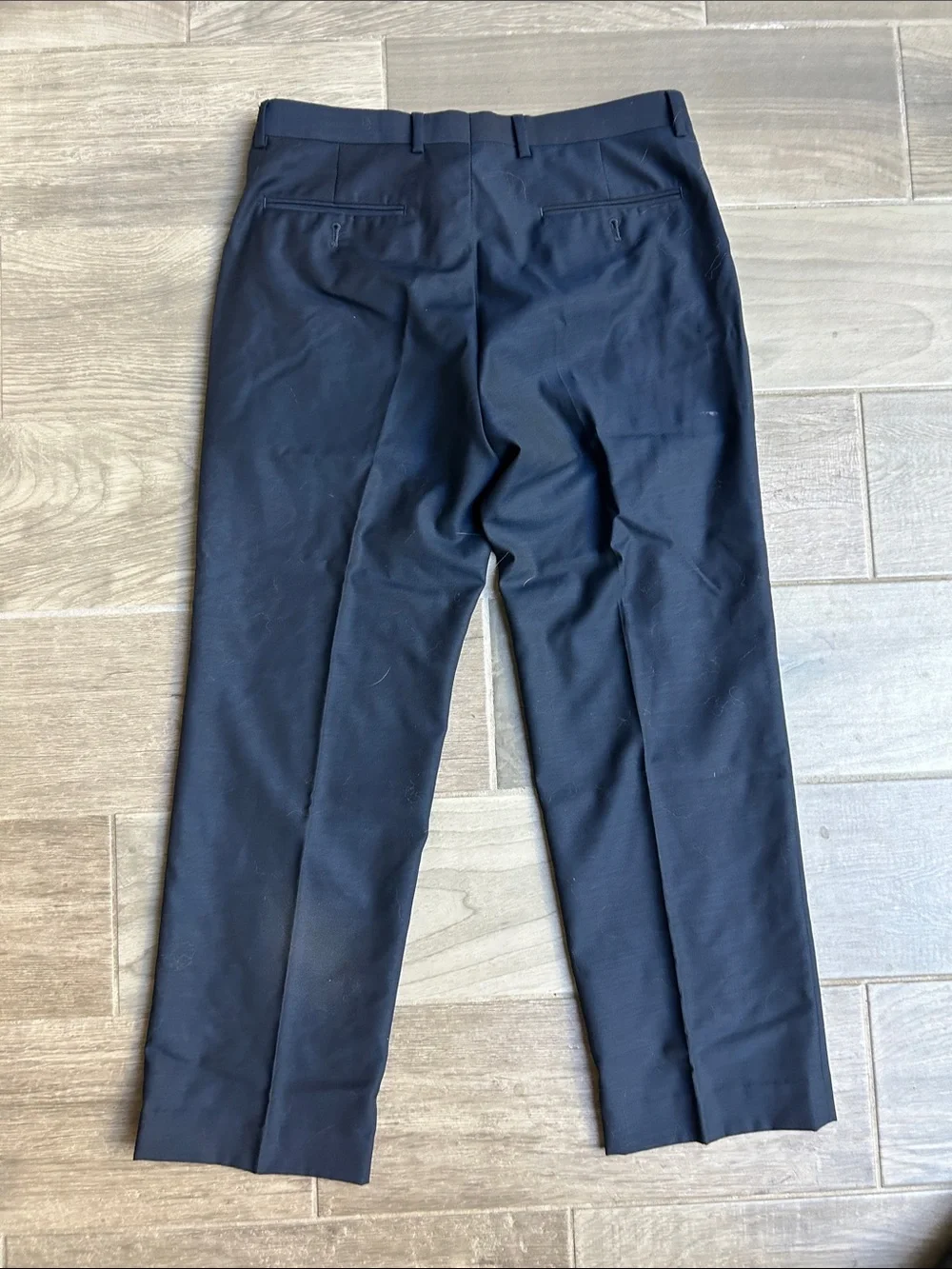Alfani Navy Blue Men's Dress Pants - Slim Tailored